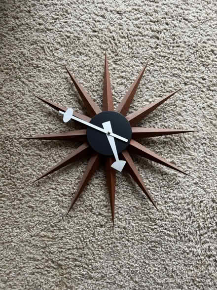Photo of free Mid century modern wall clock (San Jose California) #1