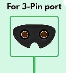 Photo of Braun shaver 2 Pin Power Lead (Elephant and Castle) #3