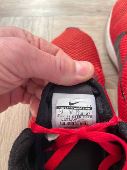 Photo of free Nike training shoes (UK 8) (Attenborough NG9) #4