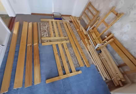 Photo of free Various parts for a single pine bunk bed (Bilton CV22) #1