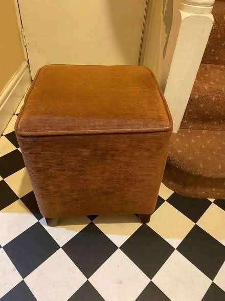 Photo of free Brown-ish solid upholstered stool (Highbury Vale NG6) #2
