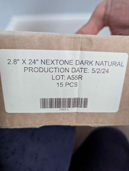 Photo of free porcelain tile baseboard trim (Los Altos) #2