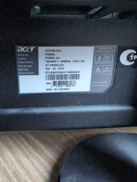 Photo of free Monitor (Sunningdale SL5) #2
