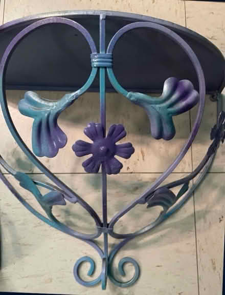 Photo of free Metal Floral SHELF (Ossining NY10562 near fmrs mkt) #1
