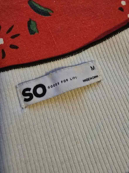 Photo of free Black & White Ribbed Crop Top (West 7th) #3