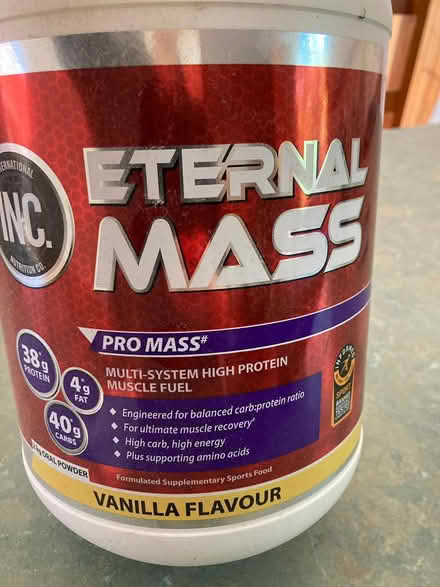 Photo of free Vanilla flavoured protein powder (Mount Waverley) #1