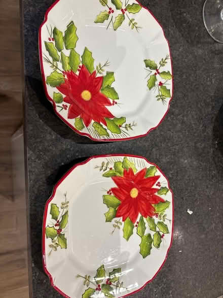 Photo of free Two Christmas plates unused (Shirley CR0) #1
