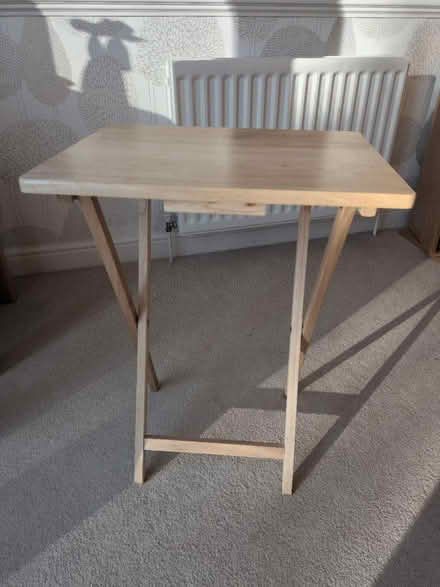 Photo of free Small collapsible wooden table (Amersham HP6) #1