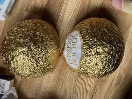 Photo of free Baby Ferrero Rocher costume (Lakewood Village) #1