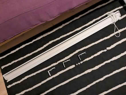 Photo of free White zebra blind (Harringay Ladder N8) #2