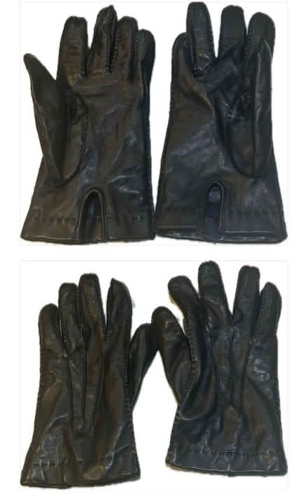 Photo of free Black Leather winter Gloves (SG12) #1