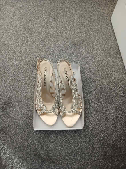 Photo of free Gold sandals size 7 (Bentley WS2) #1