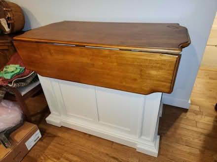 Photo of free Kitchen Island and two stools (Highpoint) #2