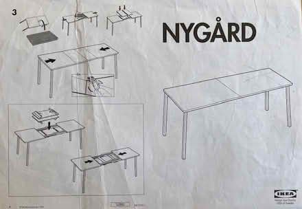 Photo of free Extendable Ikea table, 4 seater, 6 seater, 8 seater, (Botley OX2) #2