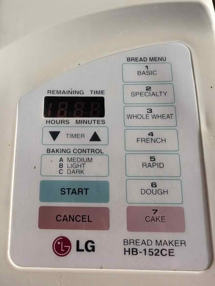 Photo of free LG bread maker (Sutton St. Nicholas HR1) #2