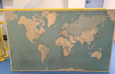 Photo of free Huge vintage world map (North Laine BN1) #1