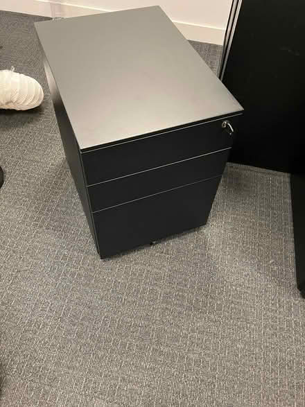Photo of free Black pedestal cabinet (W1K 6DJ) #3
