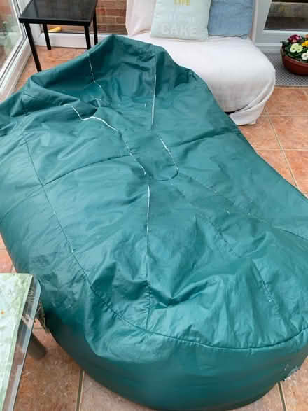 Photo of free Big green sofa style beanbag (Littleover Derby DE23) #1