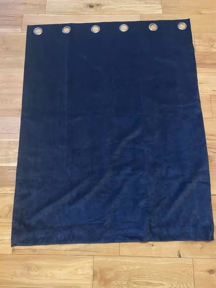 Photo of free Navy Dunelm curtains (Dore, S17) #3