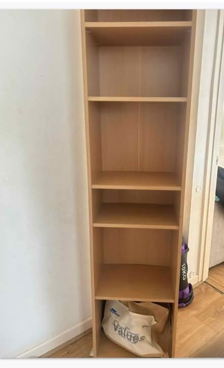 Photo of free Tall book case (Crosby) #1