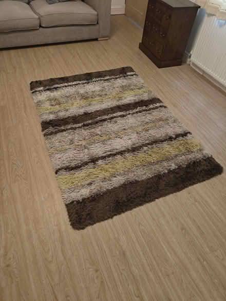 Photo of free Rug 170 x120 cm Green and grey (Ramsbottom BL0) #1
