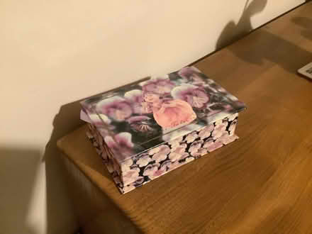 Photo of free Pansy Patterned Jewellery Box (see both photos) (The Plantation GL5) #2