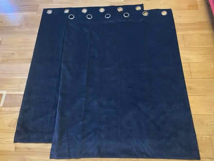 Photo of free Navy Dunelm curtains (Dore, S17) #1