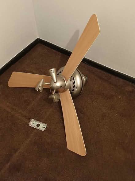 Photo of free Ceiling 3 light with 3 speed fan (Hednesford WS12) #2