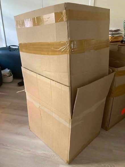 Photo of free Sturdy cardboard moving boxes (Honolulu) #1