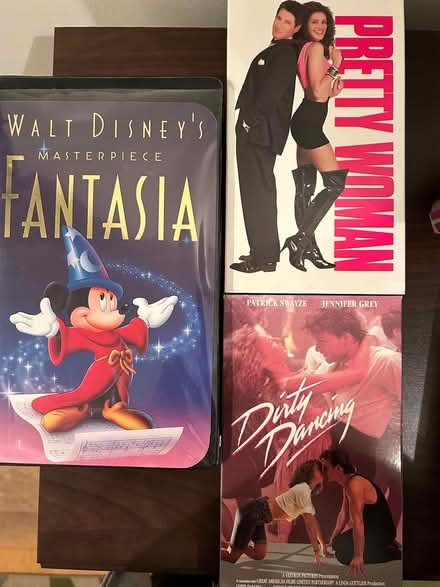 Photo of free 3 VHS movies (San Carlos-El Camino near Hull) #1