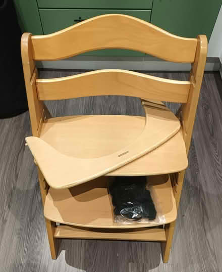 Photo of free Wooden baby high chair (Crookes (S10)) #1