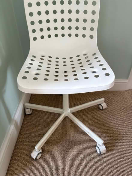Photo of free White swivel ikea chair (Portslade) #1