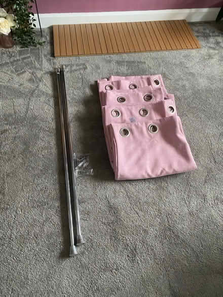 Photo of free Curtains and poles (Sheffield s10) #2