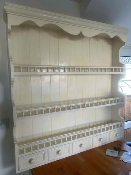 Photo of free Painted open shelf unit/plate rack (Roundswell EX31 3) #1