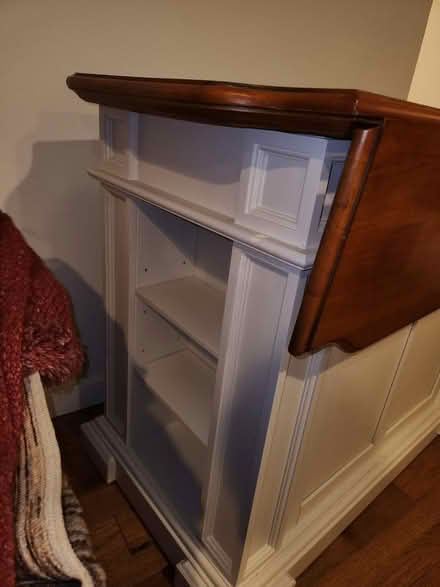 Photo of free Kitchen Island and two stools (Highpoint) #4