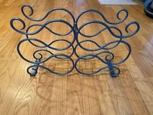 Photo of free Small Metal Bottle Rack (Chevy Chase DC) #1