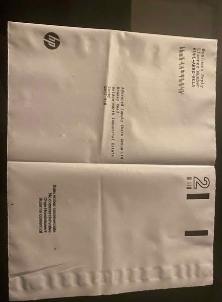Photo of free HP Laserjet Recycling packets x 2 (Archway, N19) #2
