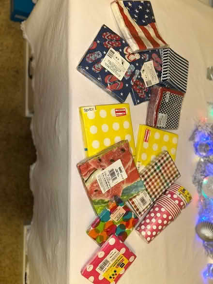 Photo of free Misc holiday napkins-unopened (Yorktown-Coventry) #1