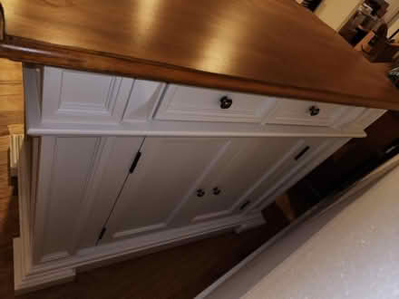 Photo of free Kitchen Island and two stools (Highpoint) #3