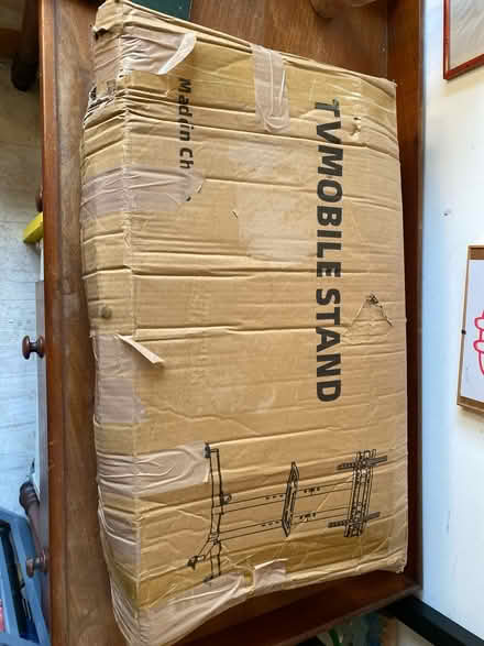Photo of free TV mobile stand. New in box (BN17 6JD) #1