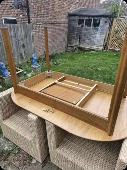 Photo of free 6 seat table (Blacksmith Road Horley) #4