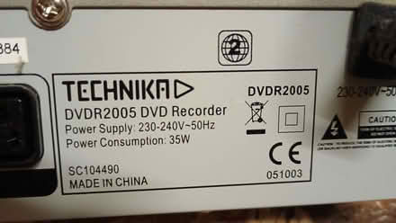 Photo of free DVD player/recorder (Bolstone HR2) #2