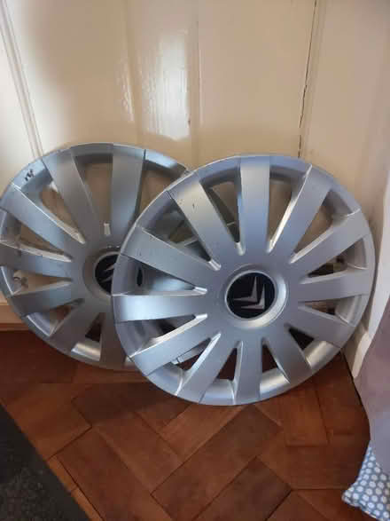 Photo of free 2 brand new 16" Citroen hub caps (Berlingo) (Gorse Hill GU22) #1