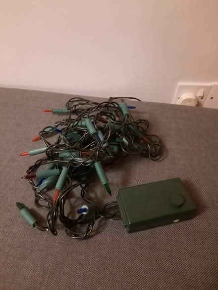 Photo of free 35 multi-coloured Christmas lights (Desford LE9) #1