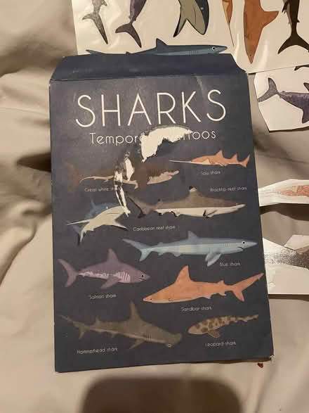 Photo of free Temporary tattoos shark (Abingdon OX14) #2