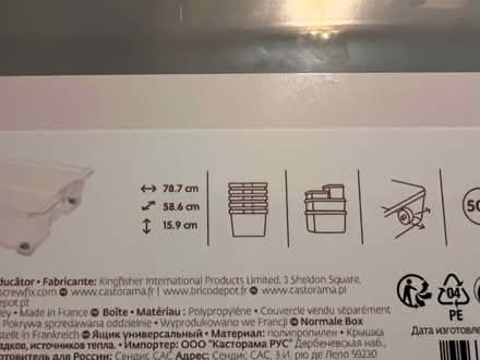 Photo of free Underbed storage boxes (LU6 Central Dunstable) #2