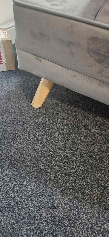 Photo of free Grey Sofa... leg missing (Britannia Wharf BD16) #3