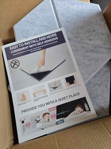 Photo of free Acoustic Panels - 12 Pack (Burtonsville) #1