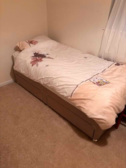 Photo of free Single bed with drawers (DE65 Hilton) #1