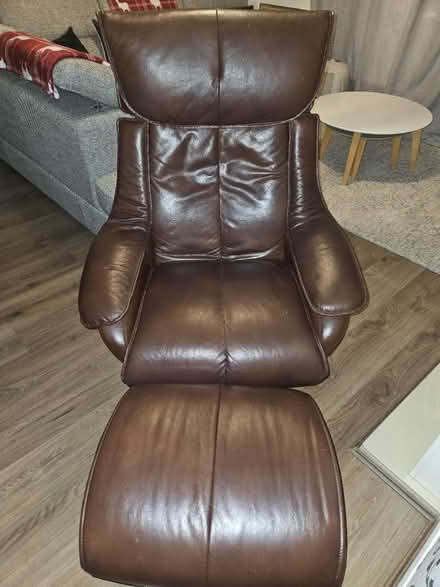 Photo of free Recliner with footstool (Burnage M19) #1